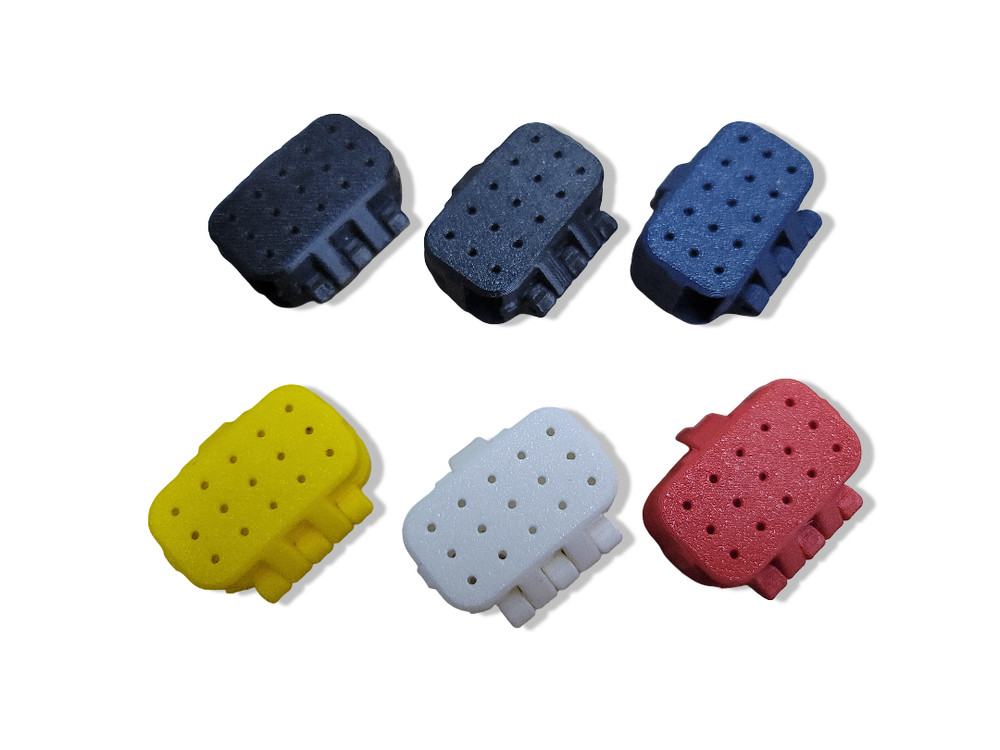 Portable Travel Tooth Brush Head Case w/Vent Hole Plastic (6 Pc/Set Multicolor)