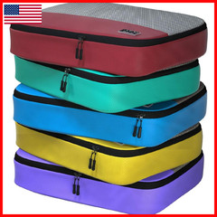 Dot&Dot Large Packing Cubes For – 5Pc Packing Cubes For – Organizer