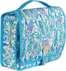 Travel Toiletry Bag with Handle, Pockets, and Zipper, Hanging Travel Organizer f
