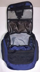 LL Bean Personal Organizer Polyester Toiletry Large Bag Blue