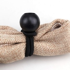 AOPRIE 30 Pack Bungee Balls, Black Ball Heavy Duty 4 In