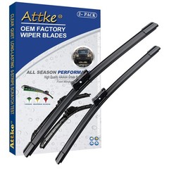 2 Wiper Blades 26&Prime; + 18&Prime; Front Wiper for Volkswagen Passat 2015-2021/GTI 2013…