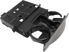in Dash Cup Holder Insert w/Ashtray Gray Compatible with Ford 1999-2004,