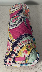 Vera Bradley Straighten Up and Curl Wildflower Paisley Pocket Pink Travel Case