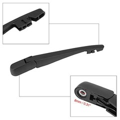 Rear Windshield Wiper Blade Arm Set 305mm 12 Inch for Honda Odyssey 2006 2007