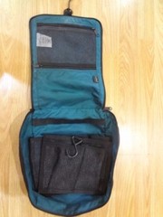 L.L. Bean LL Bean Travel Bag Organizer Black/Blue 10×8 inches
