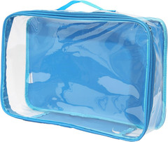 Large Clear Travel Packing Cube/See-Through PVC Organizer One_Size, Turquoise
