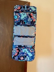 Vera Bradley Hanging Organizer LOTUS FLOWER SWIRL Makeup Travel NWT MSRP $65.00