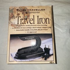 Royal Traveller by Samsonite Travel Clothes Iron RT-14 , Dual Voltage NEW IN BOX