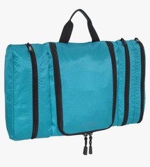 eBags Pack-it-Flat Toiletry Cosmetic Bag Kit Hanging Travel Aqua – NWOT