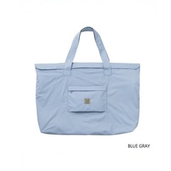 TO&FRO Carry-On Rain Bag Large Packable Waterproof Tote Blue Gray