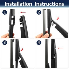 Rear Windshield Wiper Blade Arm Set for Mazda CX-5 2010-2015 for Mazda CX-7