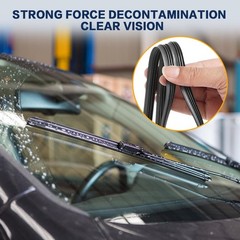 4PCS Wiper Blade Refill, Windshield Wiper Blade Refills, 26&Prime; Adjustable Size of