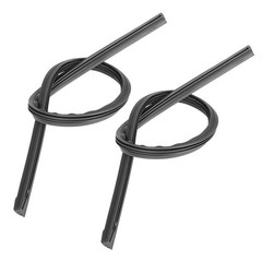 2pcs 550mm 22inch 8x10mm 3 Section Rubber Windshield Wiper Blade Refills for Car