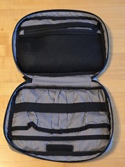 Herschel Supply Tech Organizer Travel Kit Light Grey Raven Crossshatch