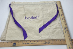 Botkier New York Dust Bag Purple Drawstring 15.5&Prime; x 17&Prime; Travel Shoes Purse