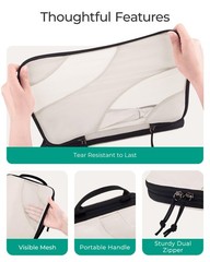 Bagsmart Compression Packing Cubes For Travel 6 Set Travel Packing Cubes For