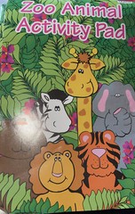zoo animal activity pad (2 Count) Great For Traveling – Grades 1-2