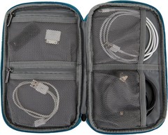 Compact Tech Organizer with Zipper Closure – Perfect for Travelers