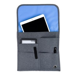 Travel Pocket Organizer for Airplane | Tray Table Cover & Seat Back Bag | Commut