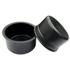 BuliBoao 2Pcs Center Console Cup Holder Inserts for 92-96 Ford Bronco Black