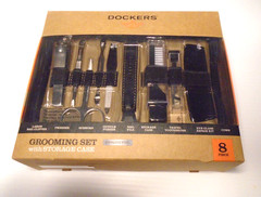 Dockers Travel Kit 8 piece Grooming Set Personal Care w/Travel Bag NIB