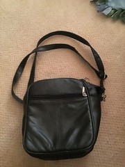 Crossbody/Shoulder Bag Travel Organizer Black Pockets