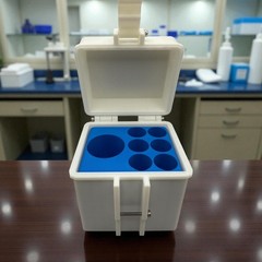 Custom Vial Storage Case – Holds 6x 3ml Vials + 1 × 30ml Hospira Bacteriostatic