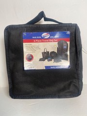 American Tourister 6 Piece Travel Bag Set Black NOS VTG Gorilla Tough Garment