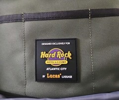 New With Tag LUCAS Lightweight Exp. HARD ROCK CASINO Atlantic City Toiletry Bag