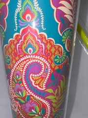 Vera Bradley Paisley In Paradise Brand New Travel Tumbler 16 oz Pretty Feminine