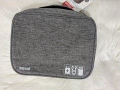 Maxell Gray Travel Tech Organizer Carry Case Perfect for Travel New With Tags