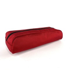 TUMI Accent Accessory Cord Pouch Red and Black with Silver Letters