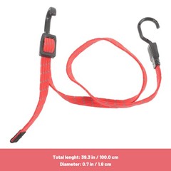 Bungee Cord with Adjustable Hooks Luggage Fixing Belt Elastic Strap Ropes