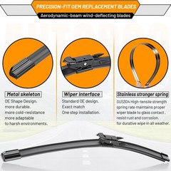 AUTOBOO 26&Prime;+20&Prime; Windshield Wiper Blade Replacement for Toyota Avalon
