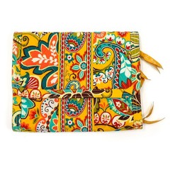 ❤️ vera bradley Provencal Jewelry Folio Tri-Folding Case Travel Organizer Yellow