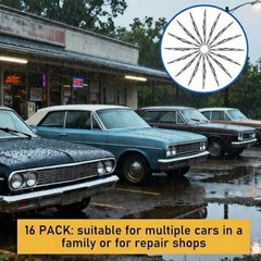 16 Pack Wiper Blades Silicone Windshield Wipers All Seasons Durable 22 Inch
