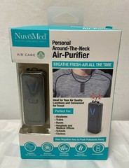 NuvoMed Personal Around The Neck Air Freshener Gray