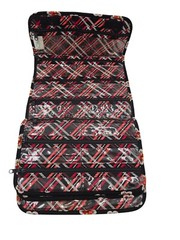 Vera Bradley Women’s, Cotton, Hanging Travel Jewelry Organizer Pirouette Black