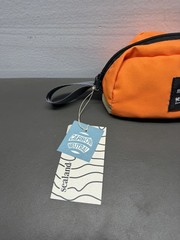 Sealand Upcycled Toastie Storage Bag Travel Orange Zipper Carbon Neutral
