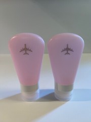 2 x SEPHORA Refillable Silicone Travel Flip-Top 2oz TSA-Approved Squeeze Tubes