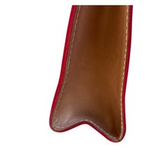 Rudi Rabitti Collections Made In Italy Leather Trim Computer Doc Travel Case Red