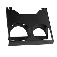 HONGFULY Dual Pull Out Cup Holder Compatible with Toyota T100 Black