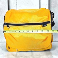 VTG 90&rsquo;s L.L. Bean Personal Organizer Toiletry Bag Med/Lg Gold Yellow Hanging