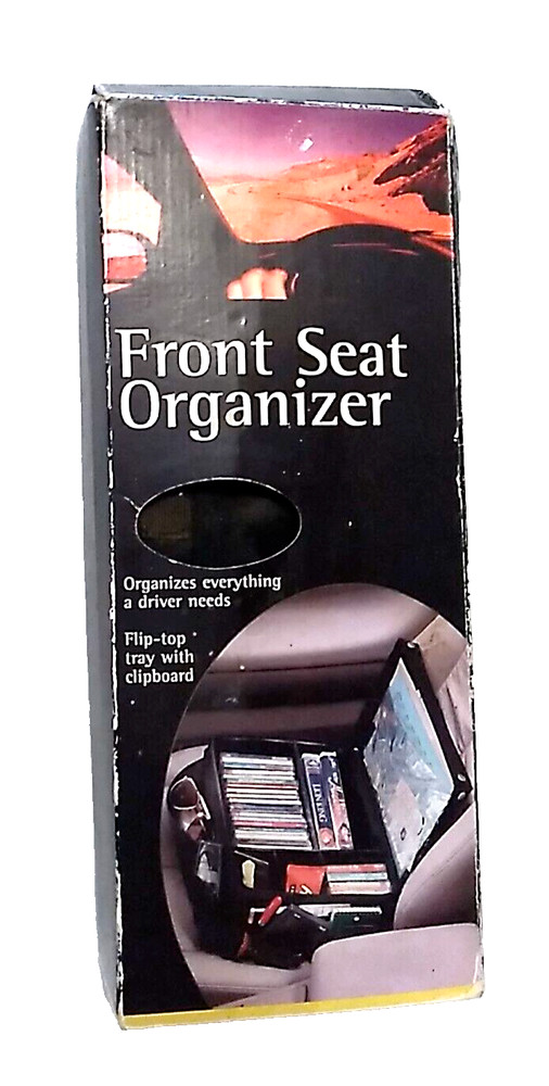 Vintage High Road Black Canvas Mesh Front Seat Organizer Tray