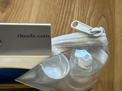 Cloudz 9pc Carry-on Toiletry Set TSA Approved Container Set with Zip Pouch