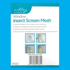 4x Black Net Insect Bugs Mosquito Screen Curtain Window Seal Mesh, 130cm x 150cm