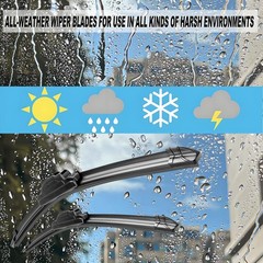 Front Windshield Wiper Blade Set for Audi A4, Chevrolet Venture, Dodge Ram 1500