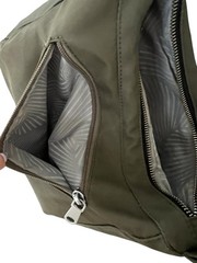Free Spirit Nylon Crossbody Sling Shoulder Bag – Olive Green – Unisex