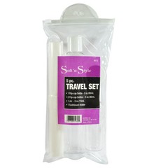 Soft n Style #8073 5pc Travel Bottle Set